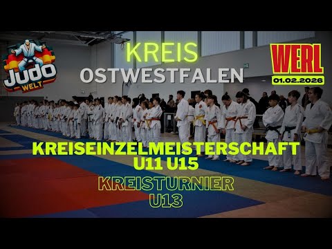 Kreiseinzelmeisterschaft Judo 2026 | Werl: U11,  U15 | Kreisturnier U13