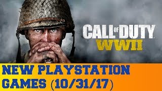 New PlayStation Games for October 31st 2017