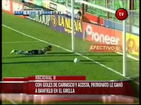Con goles de Carrasco y Acosta, Patronato le ganó a Banfield en el Grella