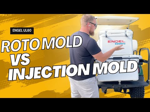 Engel UL 60 - Ultra Light Cooler Review & Ice Test, $199 Injection Molded Cooler Vs Roto Molded