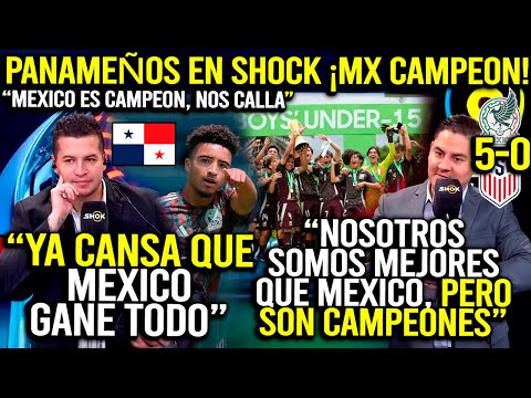 PANAMANIANS ENVY MEXICO AFTER BEING U-15 CHAMPION! “MEXICO WINS EVERYTHING, WE WIN NOTHING”