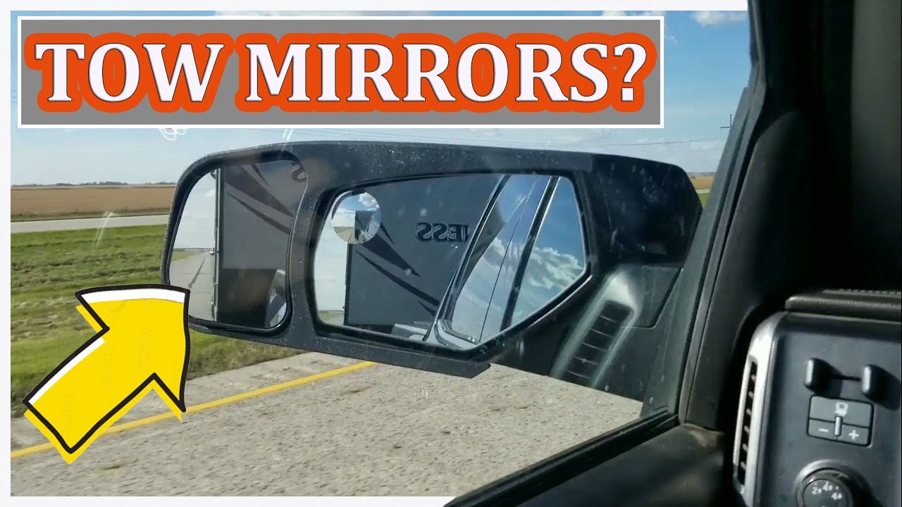 Do you need tow mirrors when towing an RV Camper Real life example