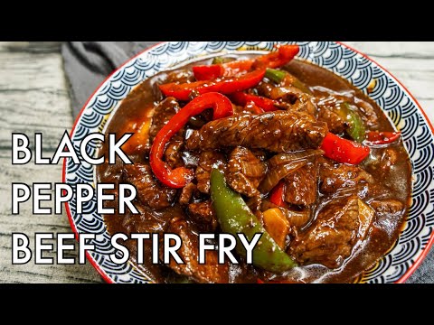 Easy Black Pepper Beef Stir Fry | remastered recipe for the best black pepper sauce ever