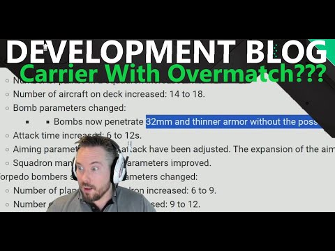 Development Blog - Carrier With Overmatch???