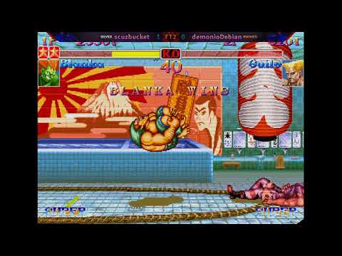 Monday Night Turbo - scuzbucket [Blanka] vs. demonioDebian [Guile/Chun] FT2 - SSF2T: New Legacy v0.5