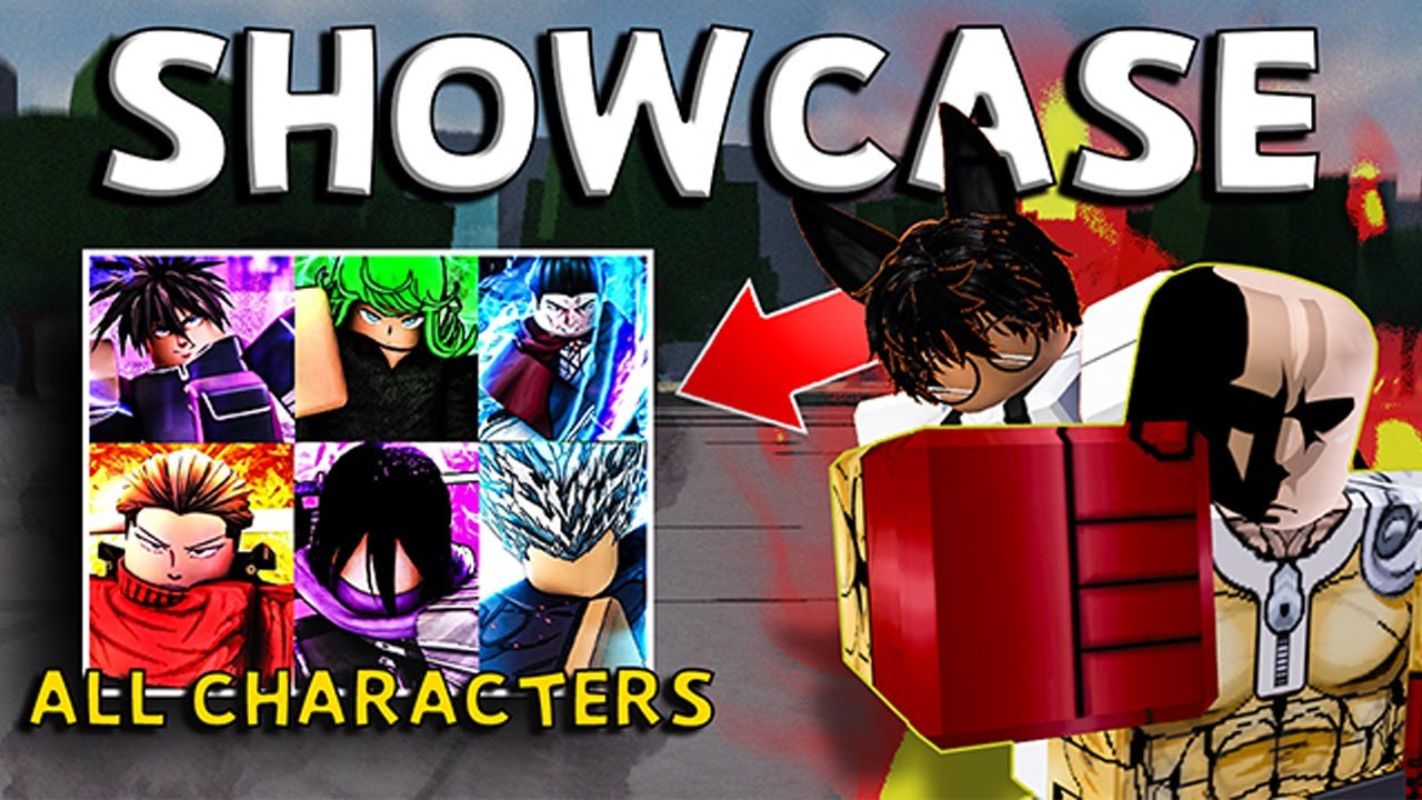 Todos os Personagens Do Saitama Battlegrounds  FULL Showcase