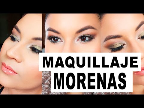 Maquillaje DE Ojos Paso A Paso Para Piel Morena, Trigueñas O Color Canela Claro.