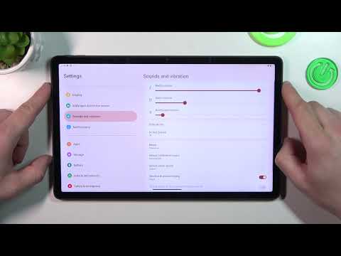 How to Set Custom Notification Sound on LENOVO Tab P11? - Adjust Sound Settings