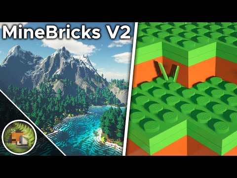 Marshcar - If LEGO® Made a Minecraft Texture Pack [MineBricks V2 + SEUS PTGI]
