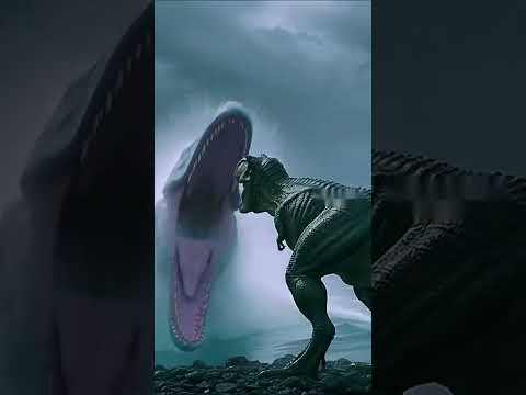 T-REX vs MOSASAURUS – The Ocean Strikes Back 🌊🦖