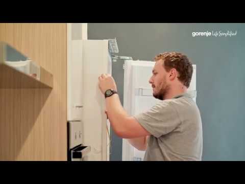 Como instalar o seu refrigerador de embutir/revestir Gorenje NatureFresh