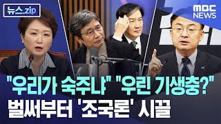 "우리가 숙주냐" "우린 기생충?" 벌써부터 '조국론' 시끌 [뉴스.zip/MBC뉴스]