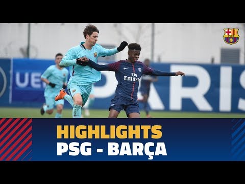 [HIGHLIGHTS] PSG - FC Barcelona (0-1) UEFA Youth L...
