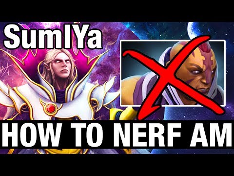 HOW TO NERF AM - SumIYa Plays Invoker - Dota 2