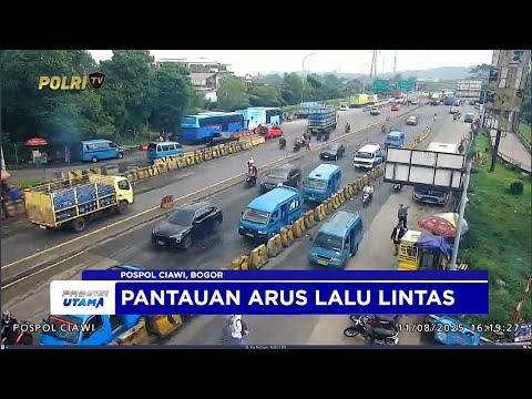 NTMC POLRI - PANTAUAN ARUS LALU LINTAS SORE 11/08/25