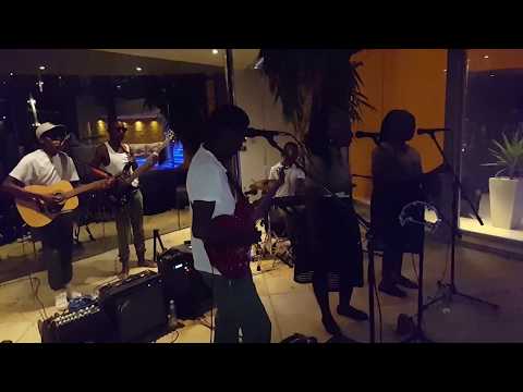 Mmino performing a cover of "Black President" by Brenda Fassie