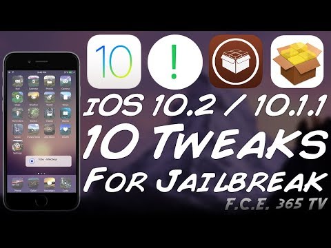 10 Best Free Tweaks for iOS 10.2 / 10.1.1 Jailbreak (Yalu) Video