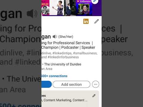 LinkedIn new profile link #Shorts