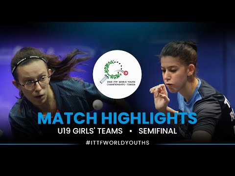 Agathe Avezou vs Andrea Teglas | U19 Girls' Teams Semifinal | ITTF World Youth Championships 2022