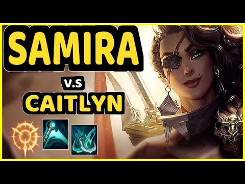 EVANRL (SAMIRA) vs CAITLYN - BOTTOM ADC GAMEPLAY - NA Ranked GRANDMASTER