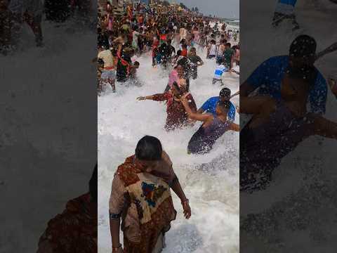 Digha Madhu Chandrima Waves 🌊🏖️ #sea #waves #beach #viral #shorts