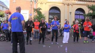 Samba street drumming - full 15 minute HQ video & sound recording