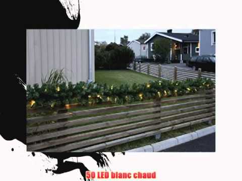 comment installer guirlande lumineuse sapin