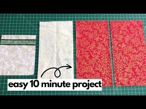 A Quick Sewing Project from Scraps of Fabric 05