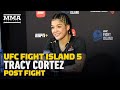 UFC Fight Island 5: Tracy Cortez Found Out Stephanie Egger Was BJJ Black Belt Between Rounds