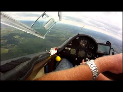 ASW24 Final glide Saal Kreuzberg 14 06 2013