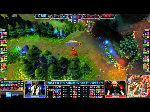 GMB vs ROC   LCS EU W1D1   Gambit vs ROCCAT VOD