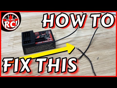 Antenna Replacement Traxxas Receiver Repair Soldering Used Replacement / Lets Play RC!