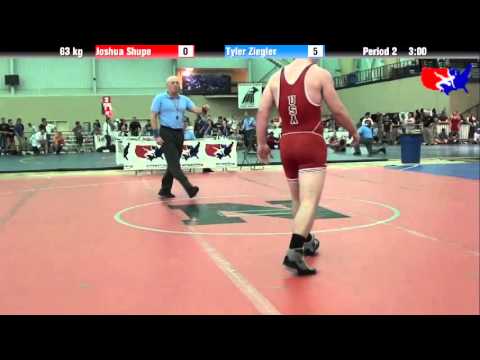 Joshua Shupe vs. Tyler Ziegler at 2013 ASICS University Nationals - FS