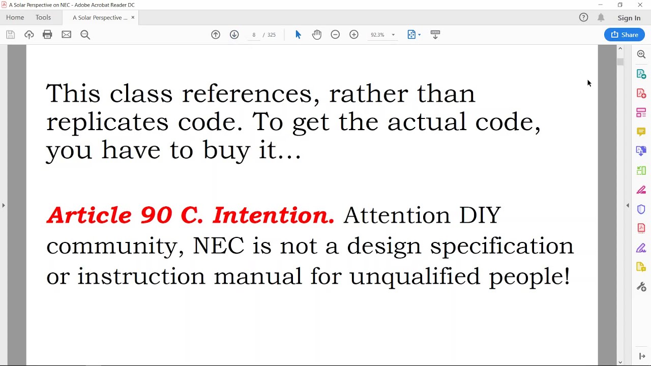 Electrical and Building Code Part 1