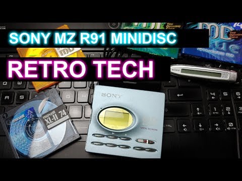 Sony MZ R91 Minidisc Player Recorder - Retro Tech