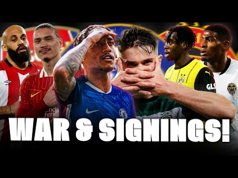 🚨 GYOKERES WAR! CHELSEA BOMBS! MAN UNITED AND MBEUMO, NUNEZ, MOSQUERA…