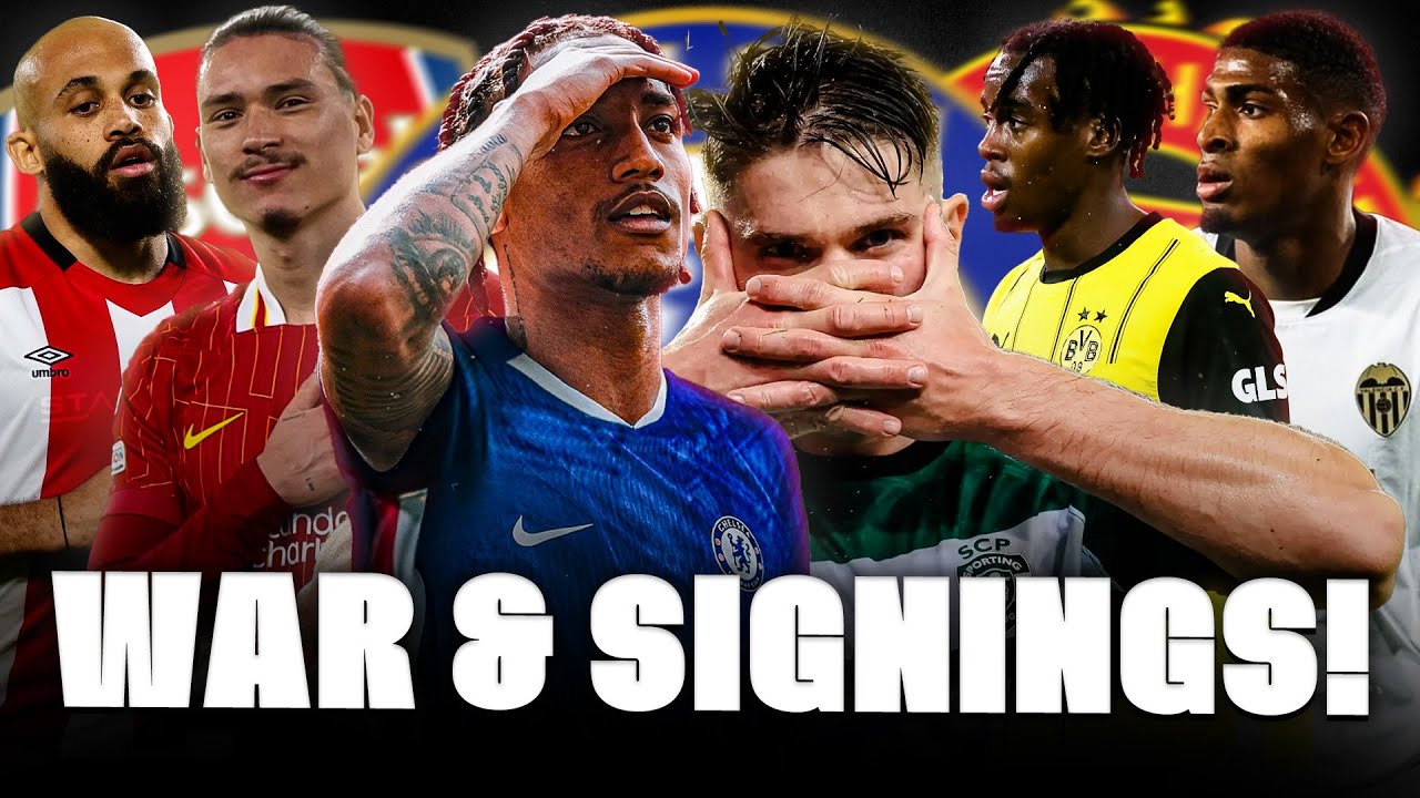 🚨 GYOKERES WAR! CHELSEA BOMBS! MAN UNITED AND MBEUMO, NUNEZ, MOSQUERA…