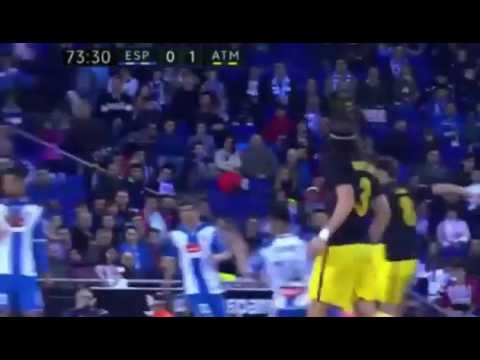 Atletico Madrid vs Espanyol GOL de Griezmann La Liga 22 abril 2017