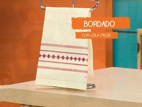 Bordado em Pano de Copa com Leila Jacob | Vitrine do Artesanato na TV - Rede Família