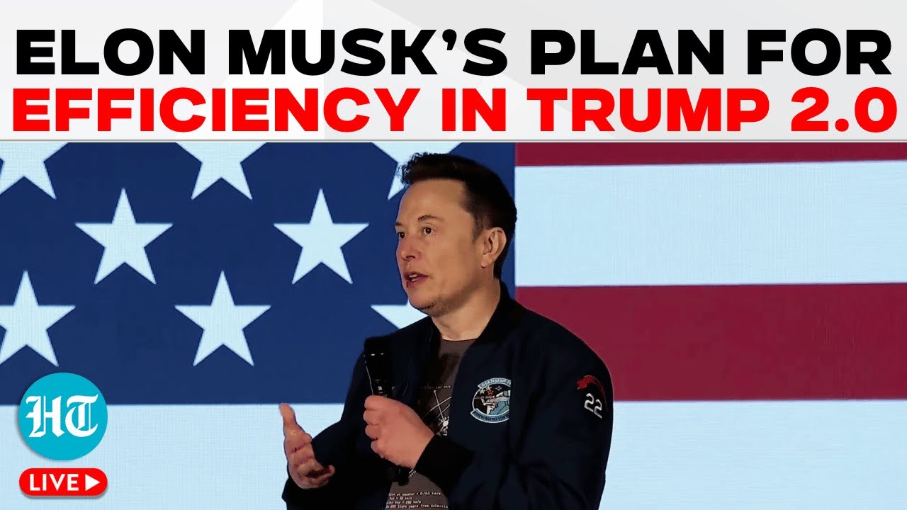 Elon Musk Speech Live | Musk To Head Ministry of Efficiency? Trump 2.0 Cabinet List | U.S Election