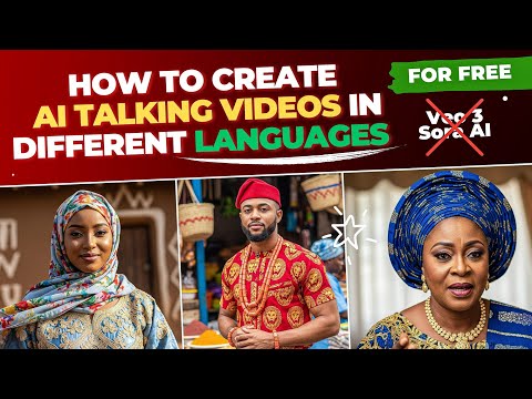 How to Create AI Talking Videos in Different Languages (Complete step-by-step tutorial + Prompts)