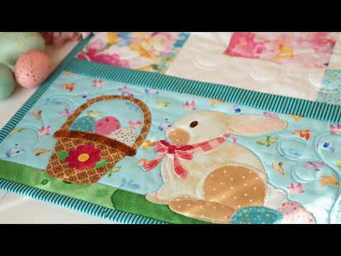 Easy Pieced Table Runner Series - April | a Shabby Fabrics Tutorial