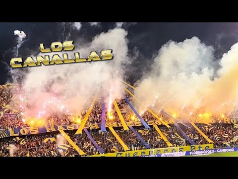 "Espectacular Recibimiento Rosario Central vs Godoy Cruz" Barra: Los Guerreros • Club: Rosario Central
