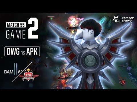 DWG vs APK | Match55 Game2 H/L | 2020 LCK Spring