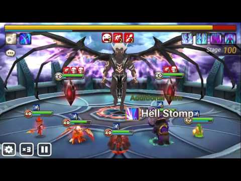 Summoners War : ToA Normal 100 Ath'taros Auto