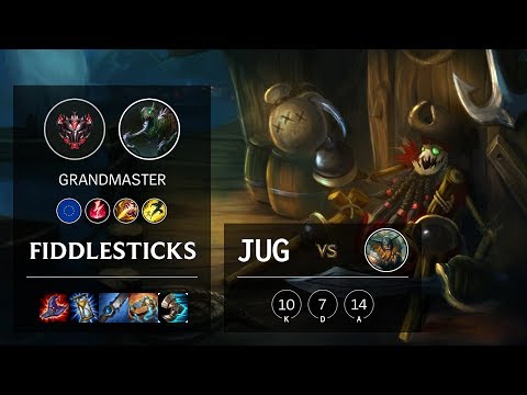 Fiddlesticks Jungle vs Olaf - EUNE Grandmaster Patch 10.6