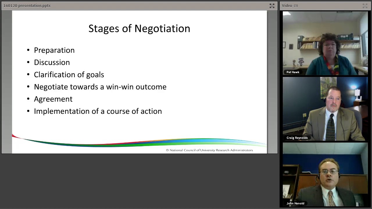 The Definition and Stages of Negotiation