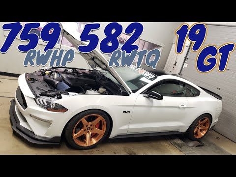 2019 Mustang (Vortech V3) Dyno 750+ rwhp Automatic FUN Street Car at Brenspeed