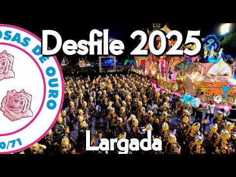 Rosas de Ouro 2025 - DESFILE - LARGADA BATERIA COM IDENTIDADE #BotaOFone #PioneiroNoVídeoDosBreques