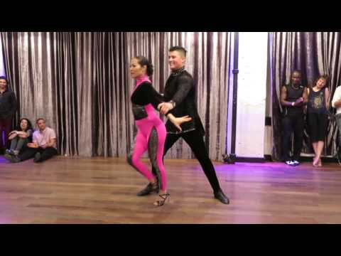 Victor Alexis & Alien Ramirez (Hustle) at the Bachata Invasion Social on April 15 2017